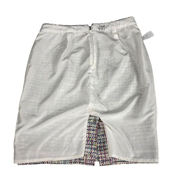 J. Crew Colorful Tweed Midi Skirt - Picture 7 of 9